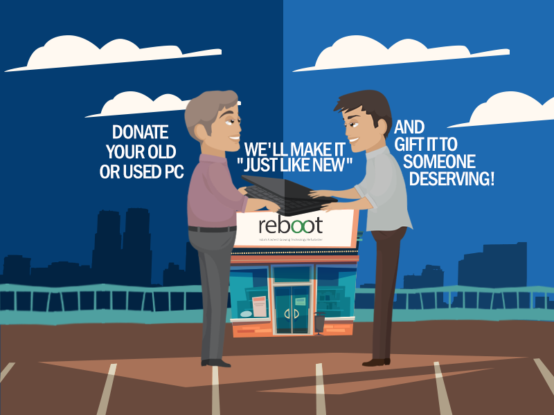 The Most effect way to donate your surplus computers - Reboot Estore