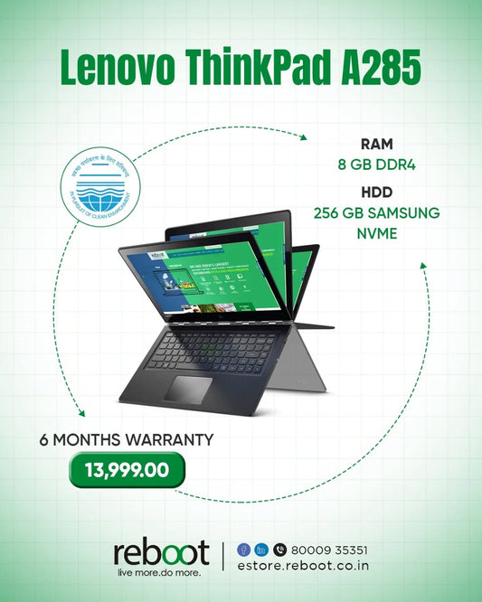Refurbished Lenovo ThinkPad A285 – Perfect for Students &amp; Everyday Users at Just ₹13,999!