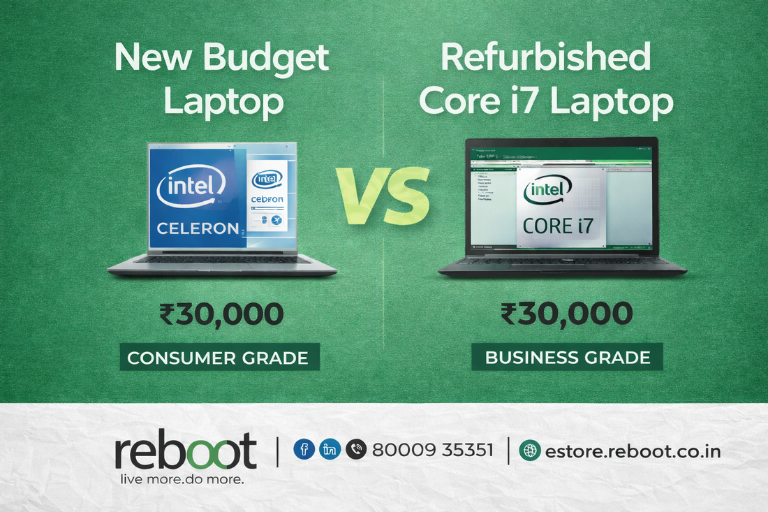 Refurbished i7 vs. New Celeron: Why "Older" Professional Tech Beats "New" Budget Laptops in 2026