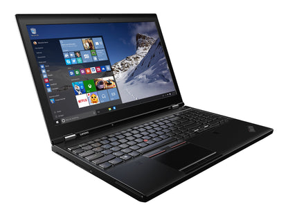 Lenovo ThinkPad P50 Mobile Workstation Refurbished | Intel Core i7 6th Gen | 16GB RAM DDR4 | 512GB SSD | 15.6" FHD | Grade A | 6 Month Warranty