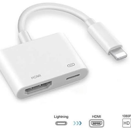 Apple Lightning Digital AV Adapter HDMI and Lightning ports