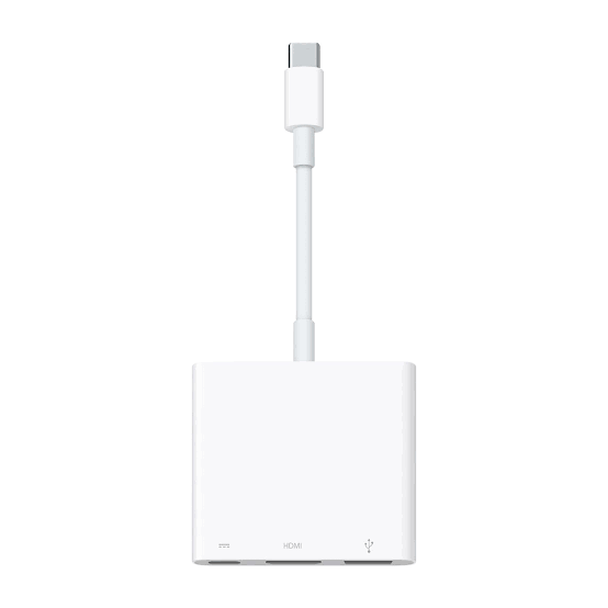 Apple USB-C Digital AV Multiport Adapter side view
