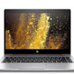 HP Elitebook 840 G8 Business Laptop with an Intel Core i7 - 11th Generation processor, displayed with a screen-on, showing a colorful graphic wallpaper.