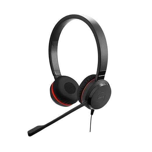 Jabra Evolve 20 SE Wired Headset - MS - Wired - USB - Open Box